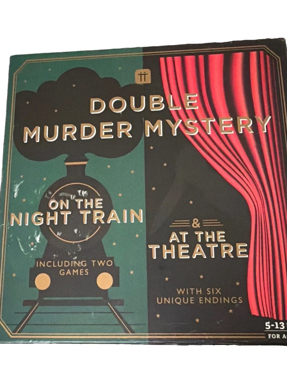 Double Murder Mystery Bundle - On The Night Train & At The Theatre Board Game